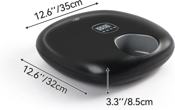 All FÜR Pfoten Automatische Katzenzufuhr für Nassfutter, 6-Mahlzeiten-Tierfutter-Spender mit 2-EIS-P