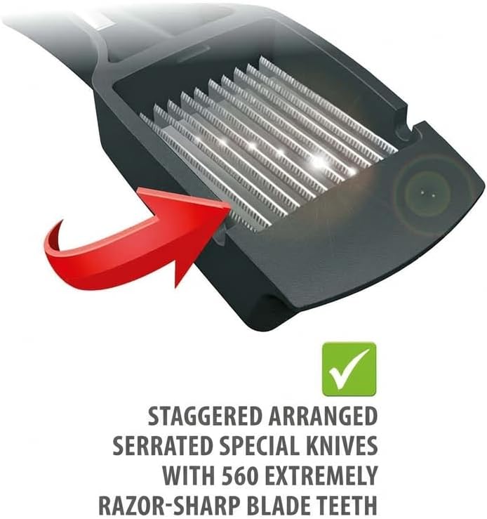 GEFU TARI Gemüseschneider mit 5mm Klingenzähnen - Präziser Scheibenschneider für Obst, Eier & Ka