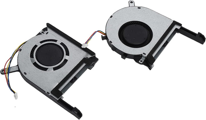 PUSOKEI 2pcs Laptop-Lüfter, 4-adriger Stromanschluss Computerlüfter für ASUS TUF FX505 FX505ge FX505
