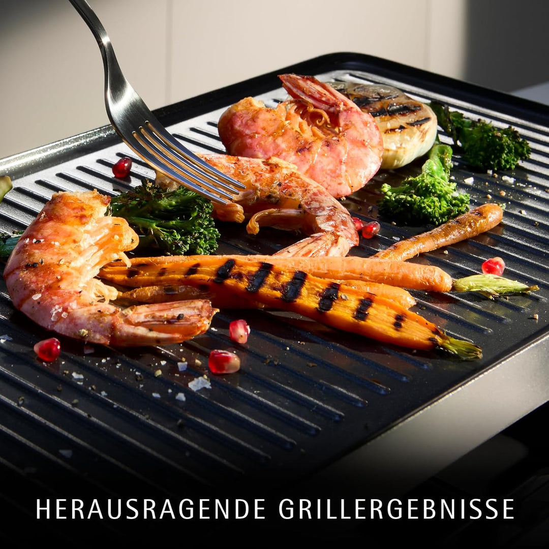 WMF Lono Selection Raclette Grill 8 Personen – Hochwertiger Cromargan Edelstahl, 1500W Leistung, ker