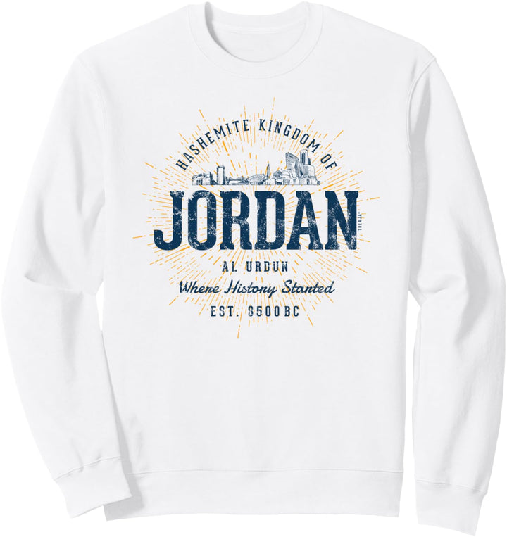 Retro Stil Vintage Jordanien Sweatshirt