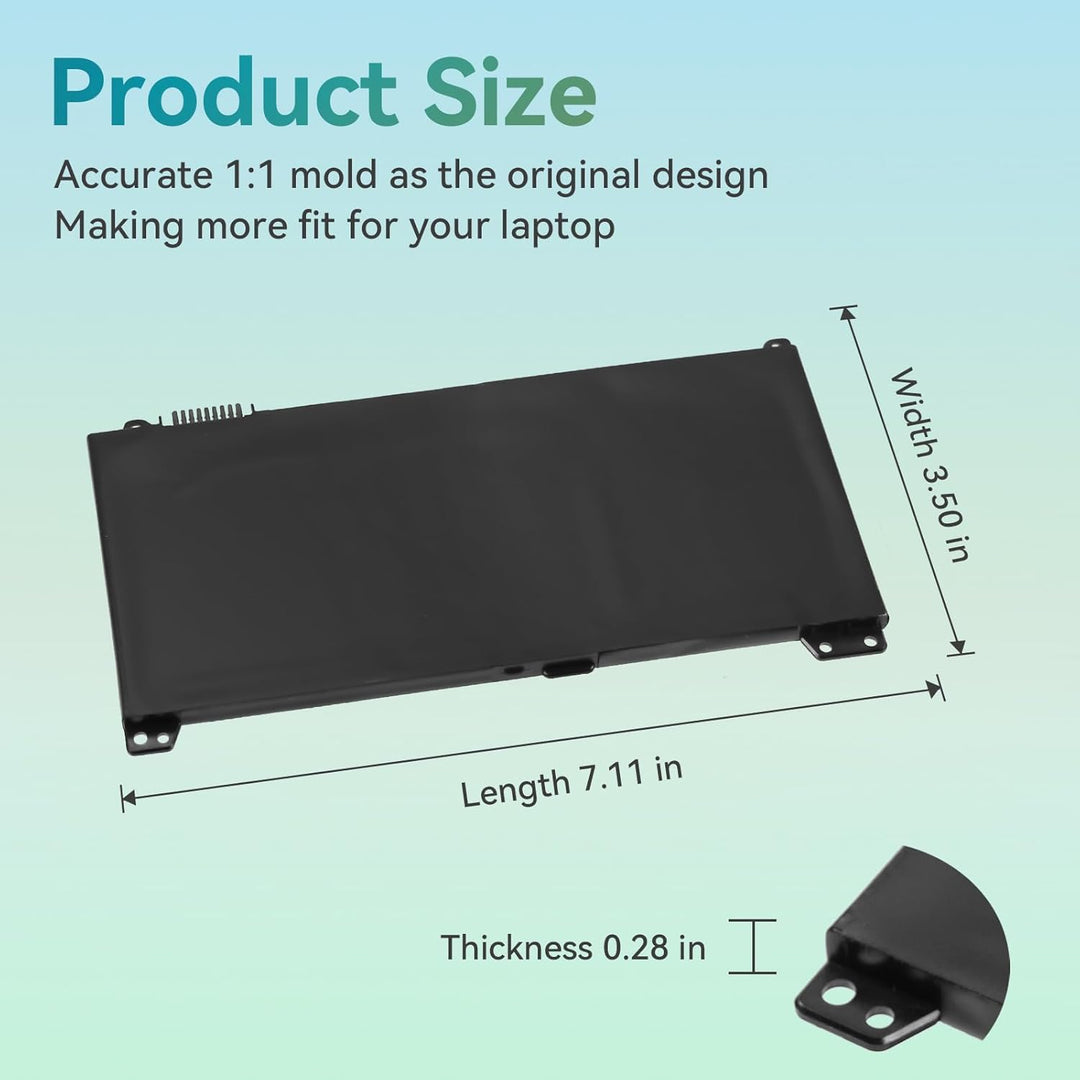 48Wh RR03XL Laptop Akku für HP ProBook 430 440 450 455 470 G4 G5 Mobile Thin Client MT20 MT21 MT31 H