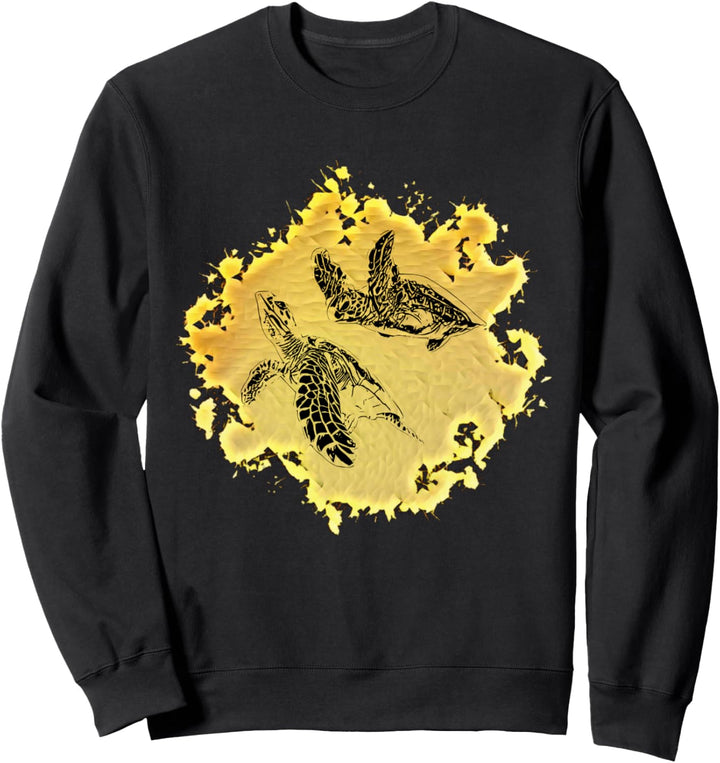 Meeresschildkröte Motiv Schildkröte Ozean Meeresschildkröten Sweatshirt