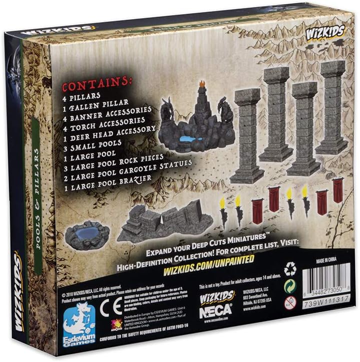 Dungeons & Dragons Wizkids Fantasy Terrain Pools & Pillars