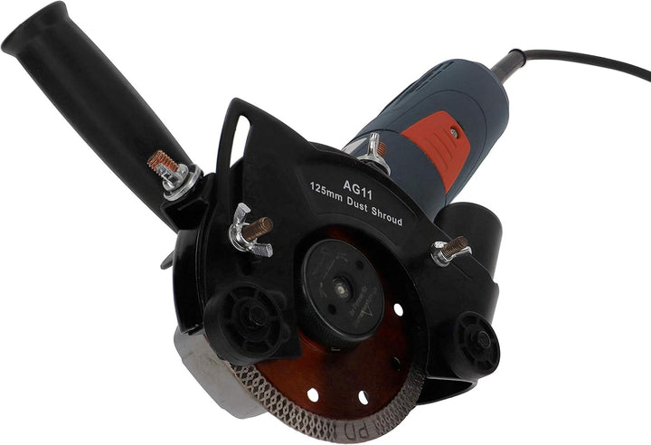 PRODIAMANT Trennscheibe Absaugung für Winkelschleifer 125mm M14 universal Trenn staub saugadapter, 1