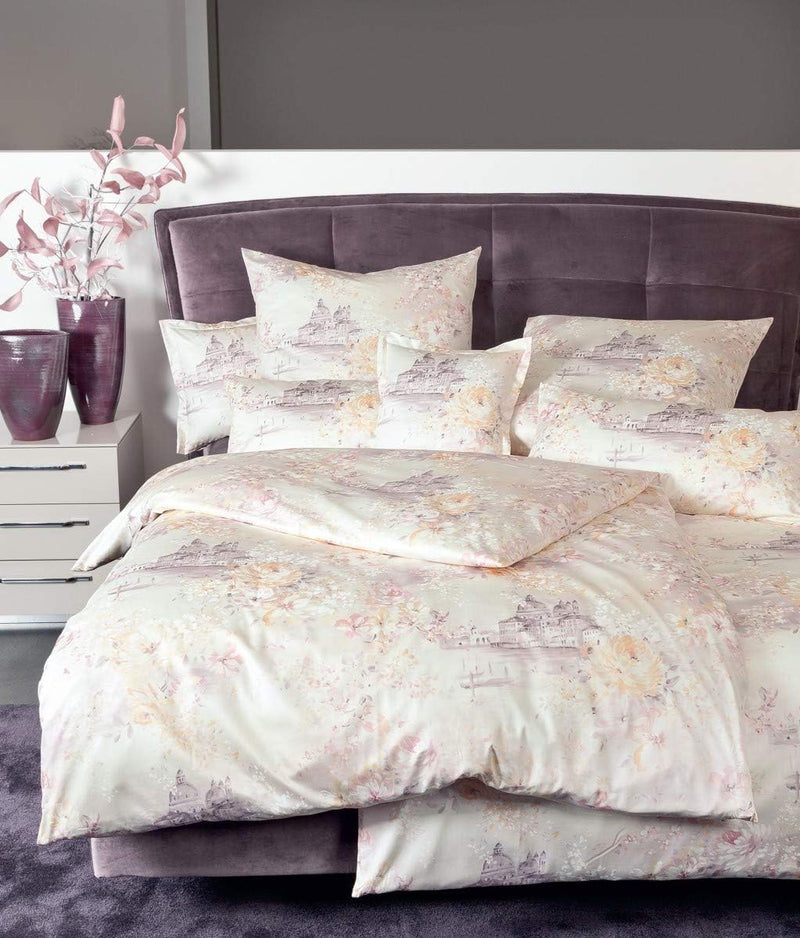 Janine Design Mako-Satin Bettwäsche Messina 43012-01 Creme 1 Bettbezug 155 x 200 cm + 1 Kissenbezug