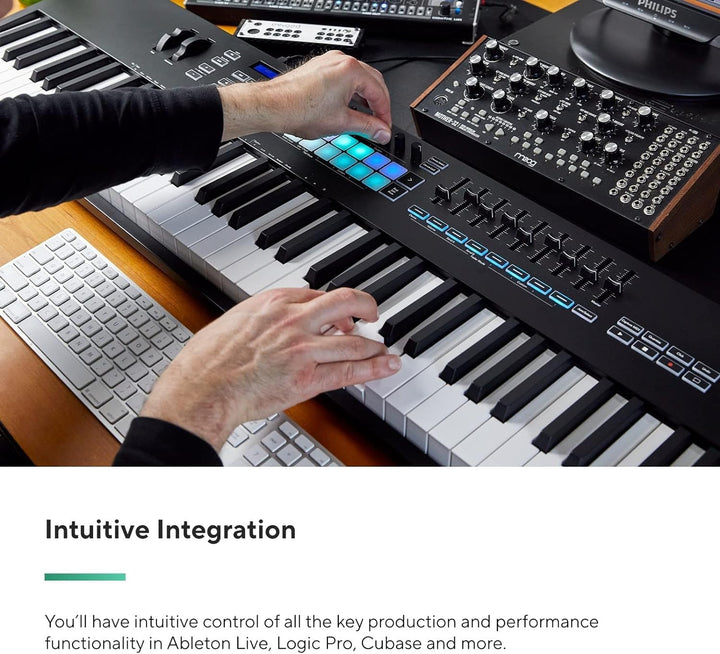 Novation Launchkey 88 [MK3] - Premium-MIDI-Controller-Keyboard mit 88 Tasten für die ausdrucksstarke