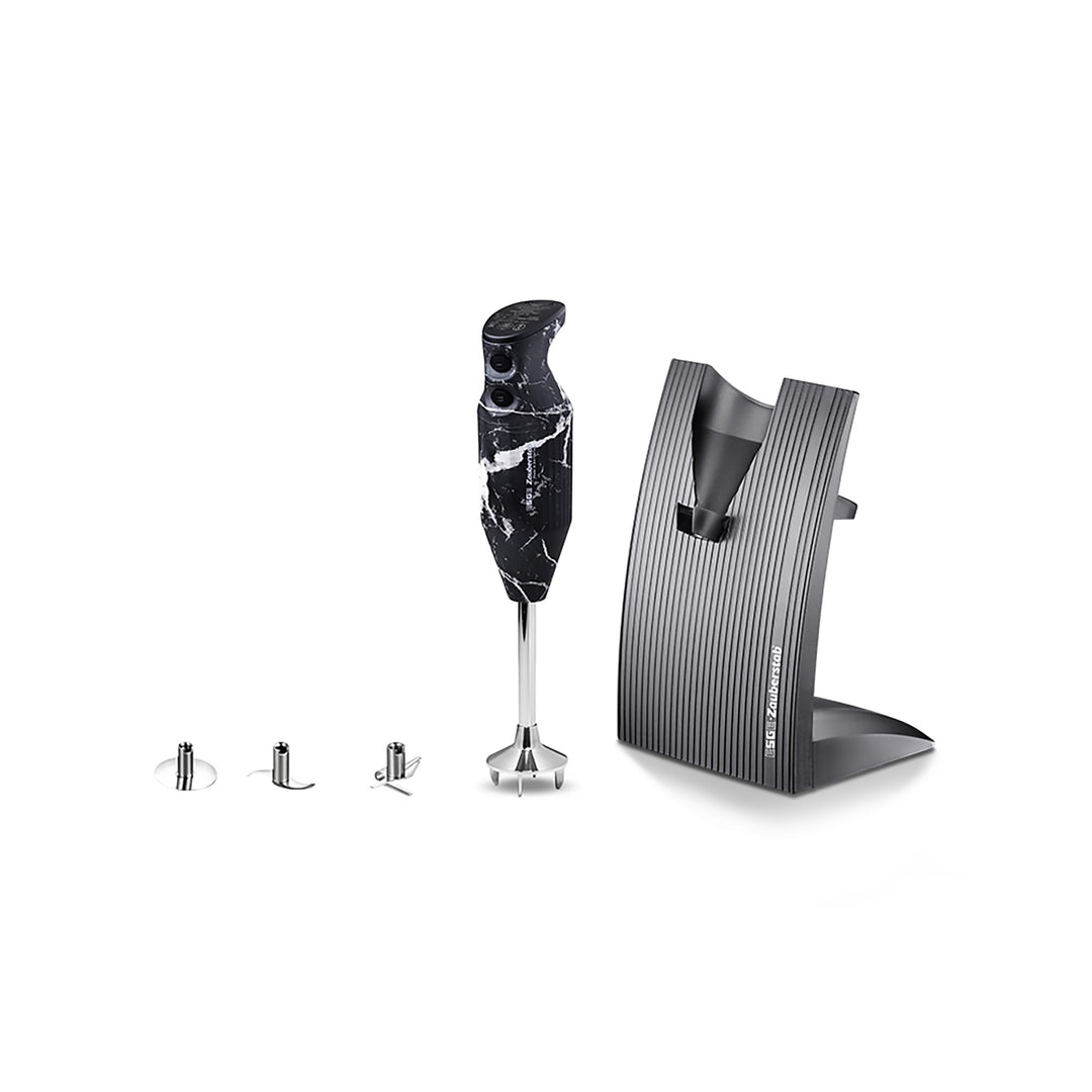 ESGE-Zauberstab 91012 Design Edition Marmor-Schwarz – Stabmixer, Pürierstab, elektrischer AC-Motor,