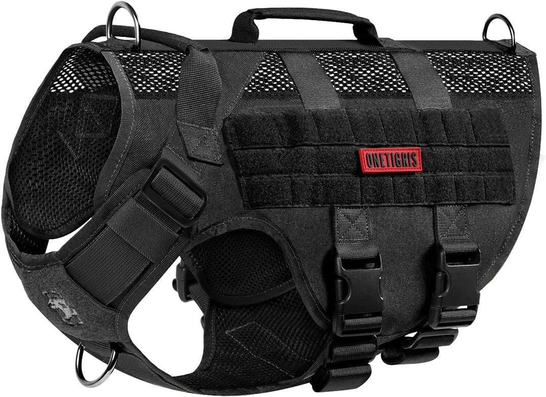 OneTigris No-Pull Hundegeschirr, AIRE MESH Einstellbar Sicherheitsgeschirr Ultra Atmungsaktiv für Gr