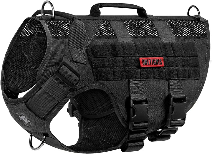 OneTigris No-Pull Hundegeschirr, AIRE MESH Einstellbar Sicherheitsgeschirr Ultra Atmungsaktiv für Gr