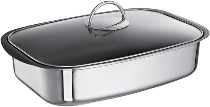 Schulte-Ufer 67049-36 Allzweck-Sicht-Bräter Easy, 36 x 25 cm, Edelstahl