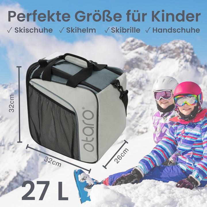 Otaro Skischuhtasche mit Helmfach (über 35.000 zufriedene Kunden) Premium Skitasche für Skischuhe |