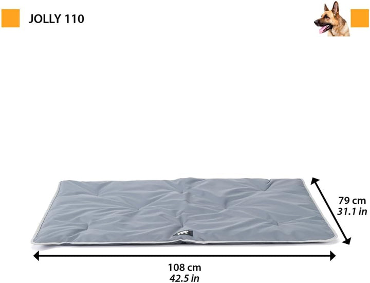 FERPLAST Hundematte Extra Gross - Waschbares Hundebett - Hundekissen - Wasserdicht & Kratzfest - Mat