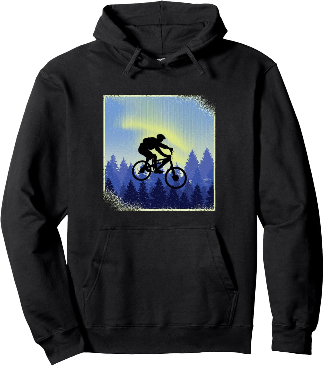 MTB Downhill Mountainbike Mountain Bike Mountainbiker Pullover Hoodie
