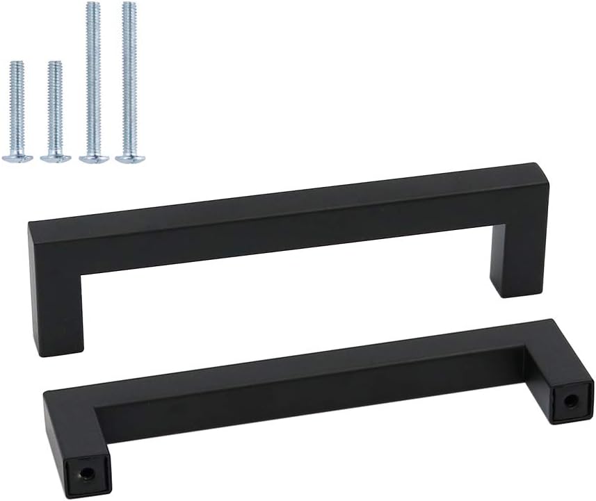 goldenwarm 10 Stück Möbelgriff Edelstahl Küchengriff 160mm -LSJ12BK160 Türgriff Stangengriff Relingg