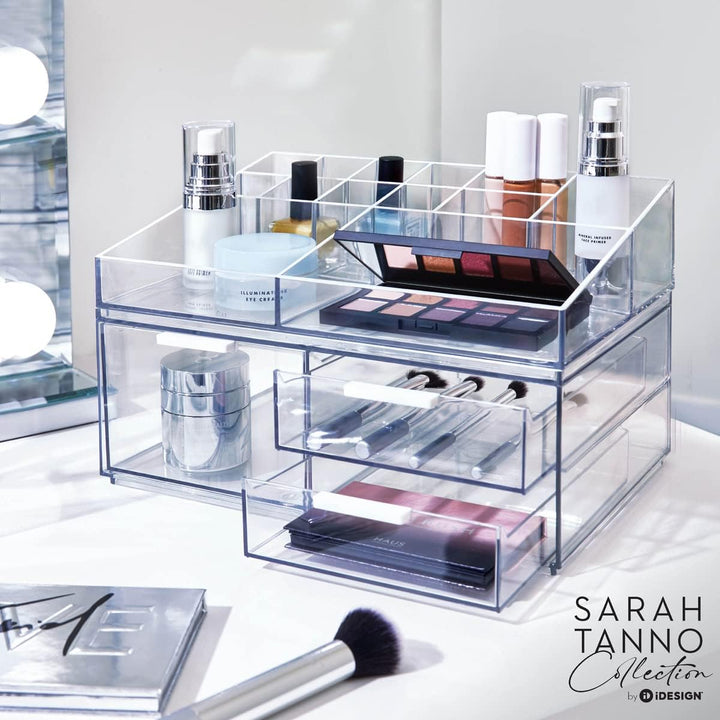 iDesign Make-up Organizer, Schmink Aufbewahrung mit 13 Fächern aus der Signature Series by Sarah Tan