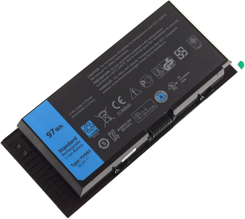 FV993 KJ321 FJJ4W R7PND PG6RC RY6WH Laptop Batterie Ersatz für Dell Precision M4600 M4700 M4800 M660