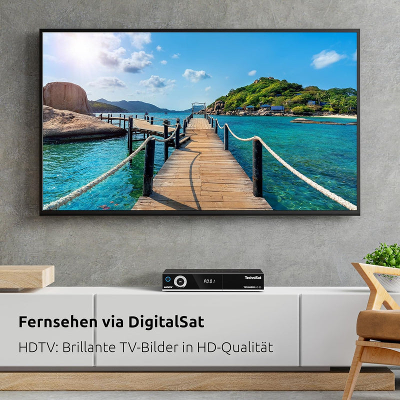 TechniSat TECHNIBOX HD S3 - HD Sat-Receiver mit Twin-Tuner (HDTV, DVB-S2, PVR Aufnahmefunktion via U