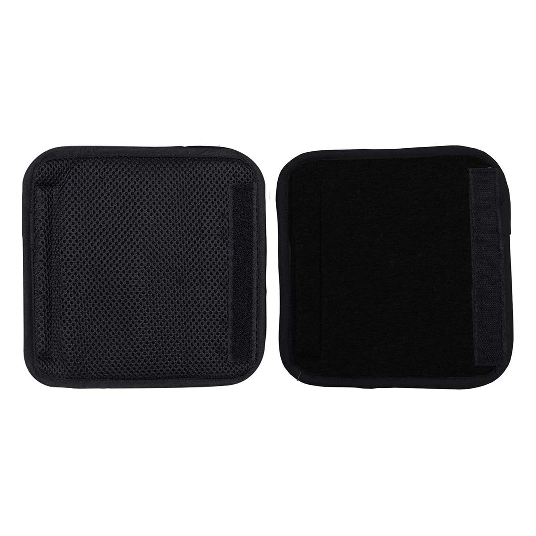 JYOKO KIDS Gurtpolster Universal für Babyschale, Buggy, Autositz (17 x 18, Black Series) Black Serie