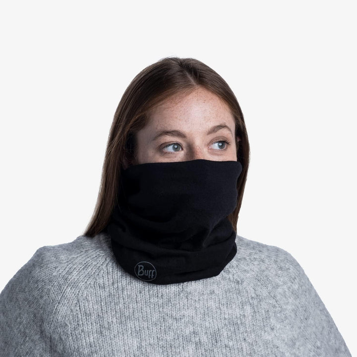 Buff Herren Midweight Merino Multifunktionstuch Solid Black Einheitsgrösse Einfarbig, Solid Black Ei