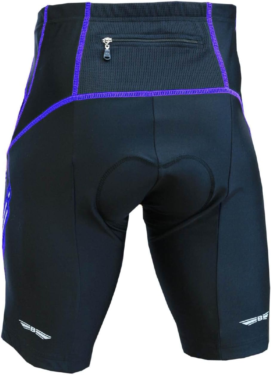 Berkner - Kenn-Plus - Fahrradhose, Bikehose kurz, Radhose in schwarz rot, blau, weiss, neon, orange