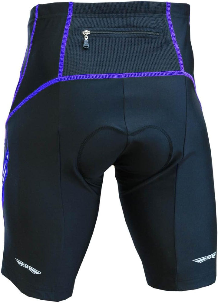 Berkner - Kenn-Plus - Fahrradhose, Bikehose kurz, Radhose in schwarz rot, blau, weiss, neon, orange