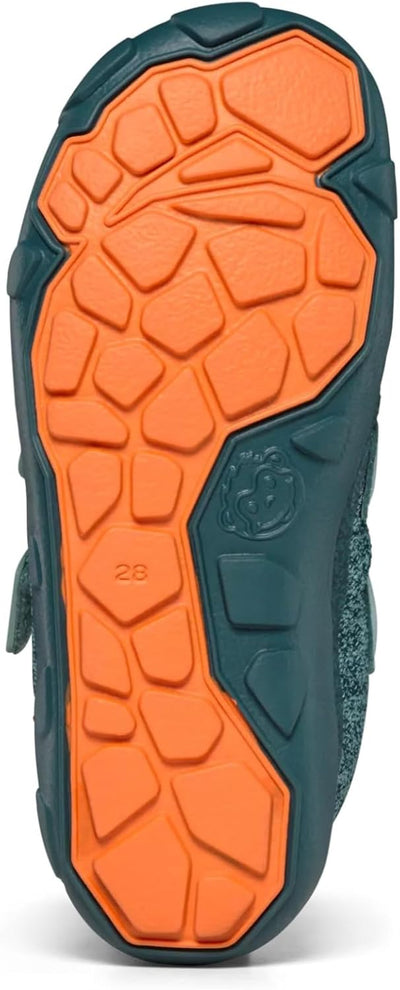 Affenzahn Barfussschuh Leder Kinderschuh für Jungen und Mädchen 21 EU Hase Petrol, 21 EU Hase Petrol