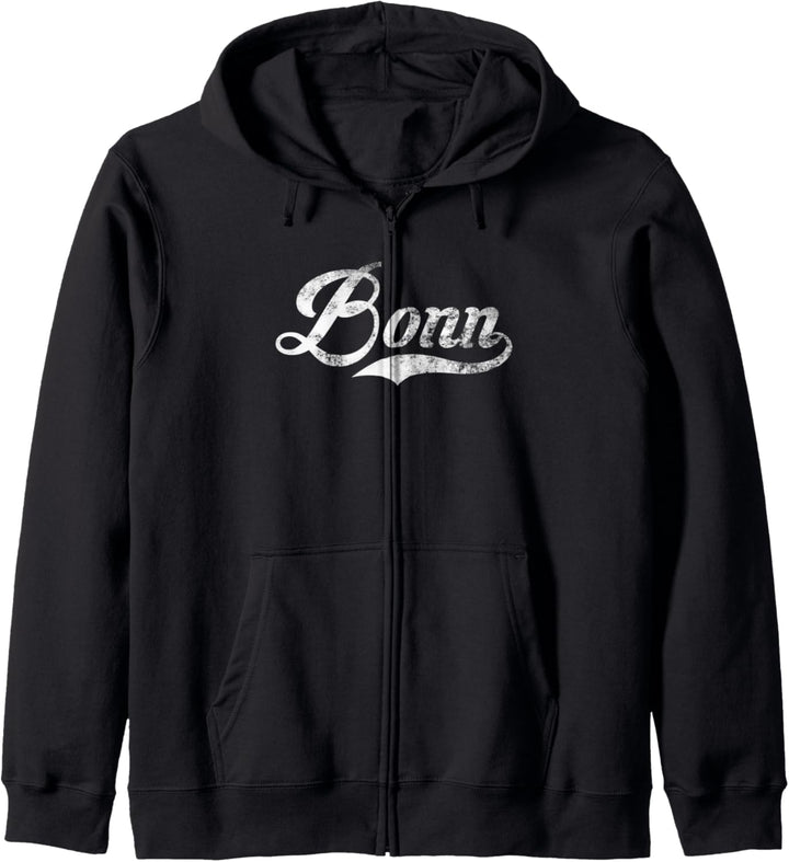 Bonn Stadt Vintage Design - Cool Old School Kapuzenjacke