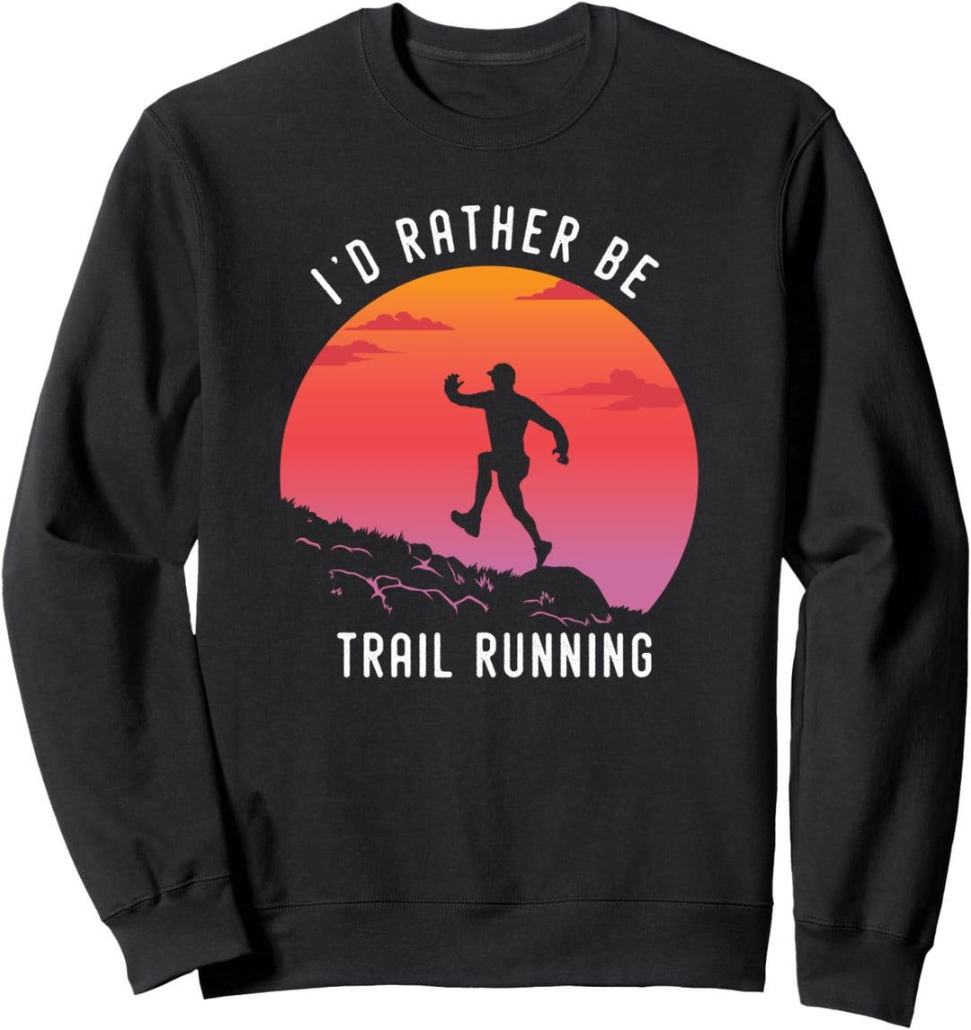 Ich wäre eher Trailrunning Vintage Sweatshirt