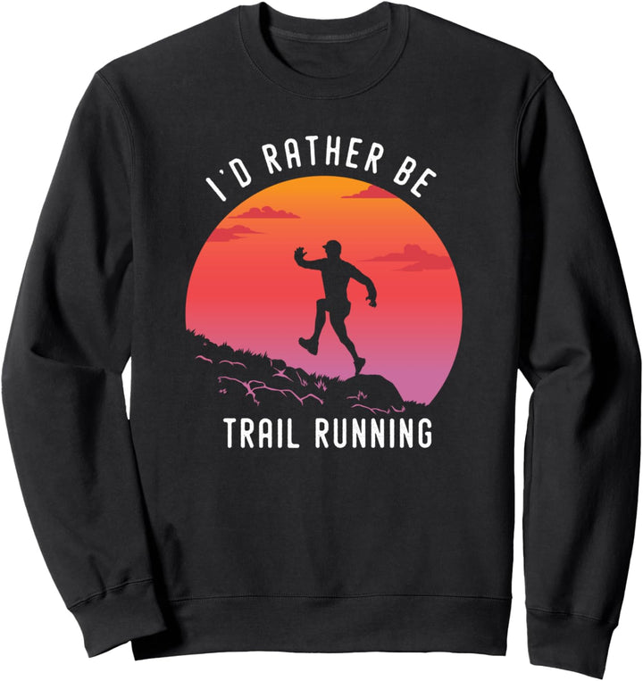 Ich wäre eher Trailrunning Vintage Sweatshirt