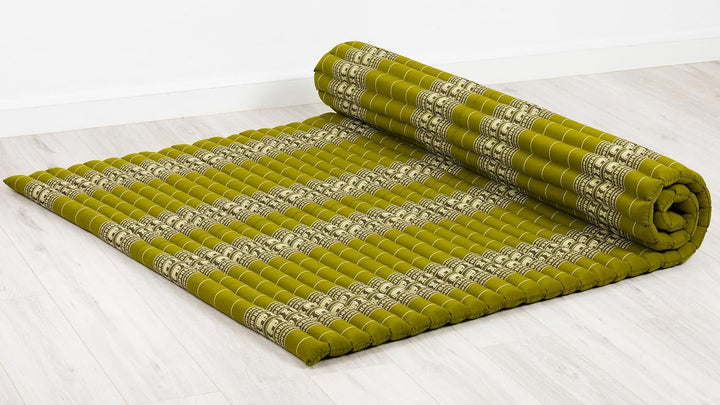 Asia WOHNSTUDIO livasia Rollmatte XXL breit Doppelbett - 200x145x4,5cm - Gästebett Gästematratze 2 P