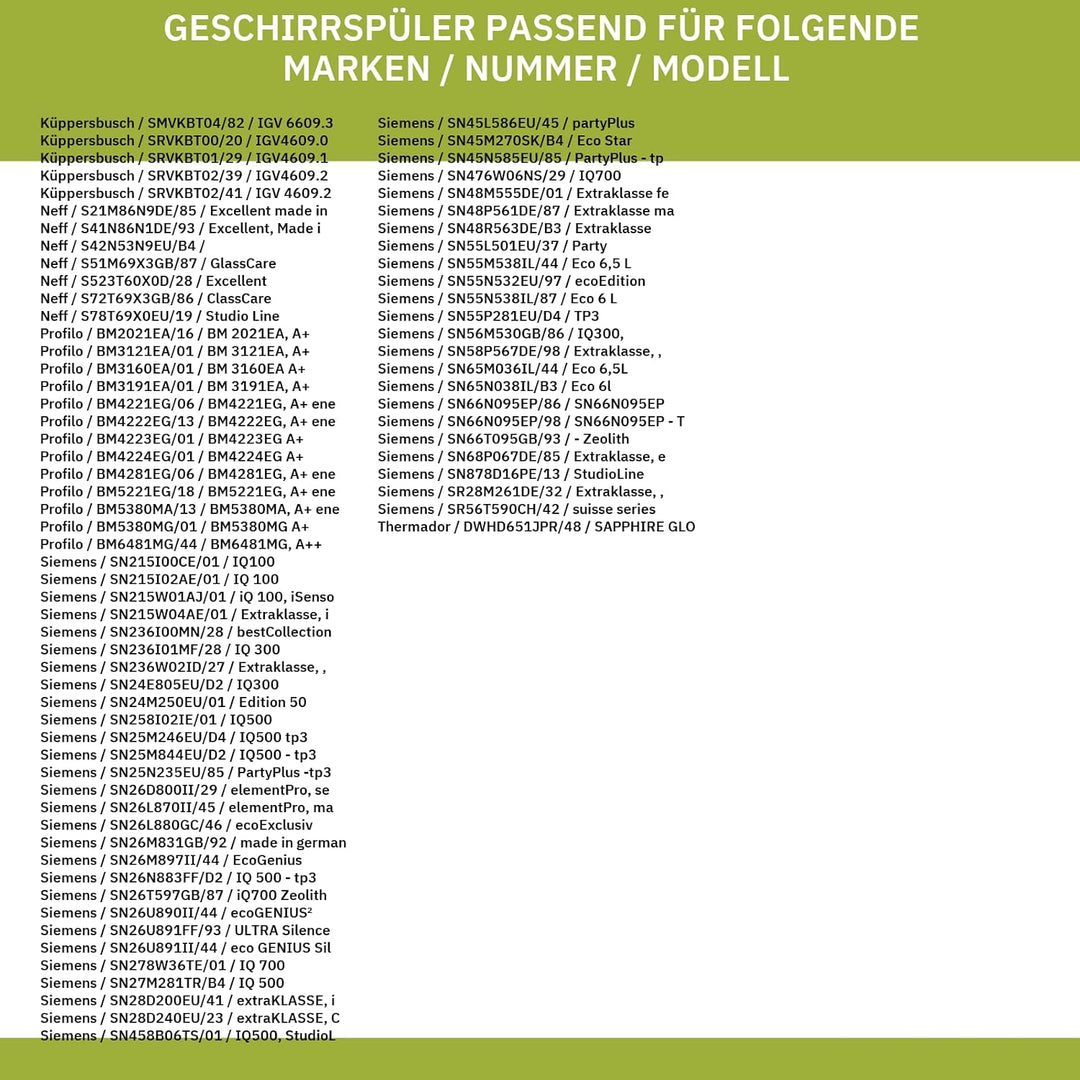 Türschloss kompatibel mit BOSCH 10006917 Türverriegelung emz für Geschirrspüler