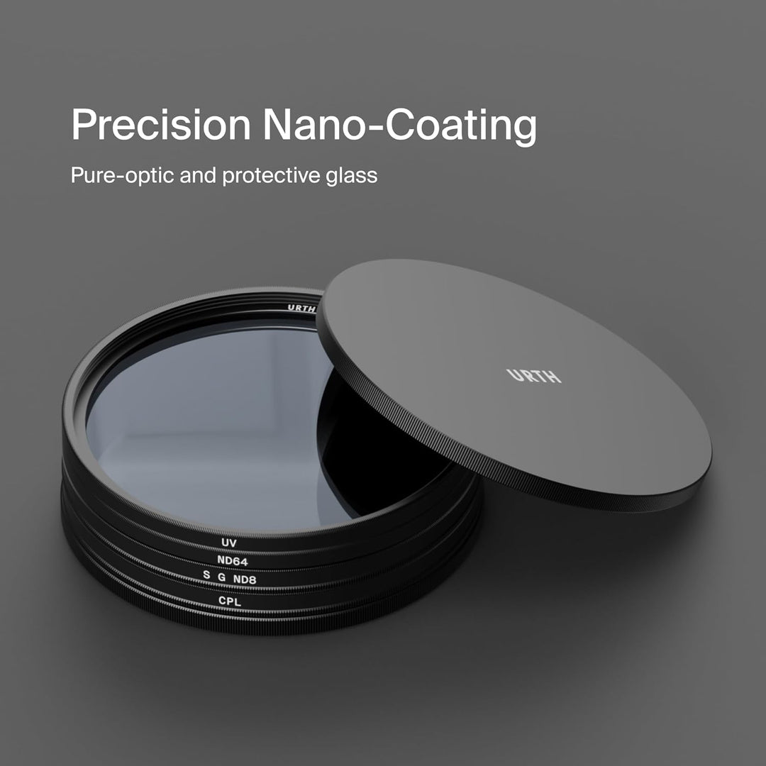 Urth 43 mm UV, Polfilter (CPL), ND64, Soft GND8 Filter Kit (Plus+) 43mm, 43mm