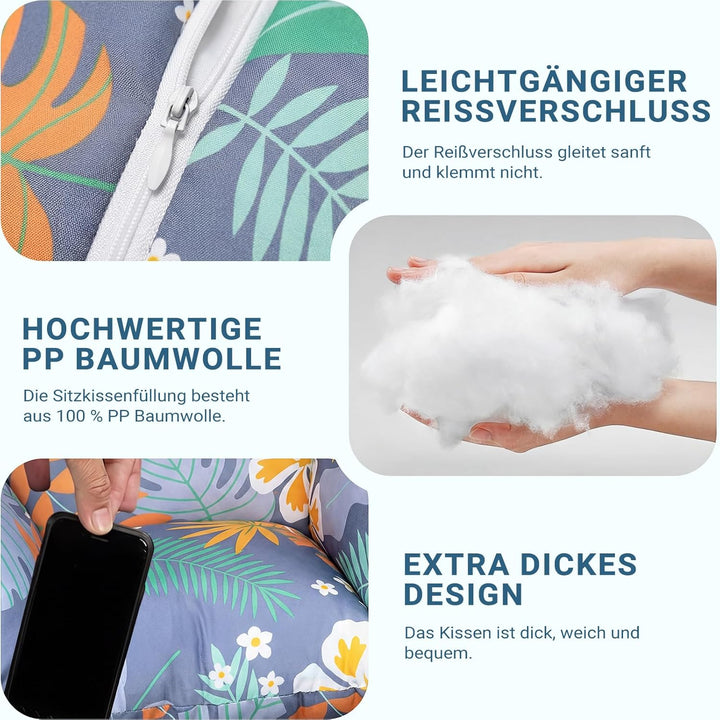 Kissen Hängesessel Schaukelstuhl Outdoor: Modern Hängeschaukel Pad Polyester Sitzkissen Weich Wasser