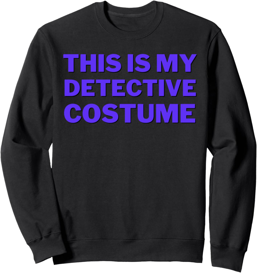 Halloween Detektiv Kostüm Frauen süss und lustig Detektiv Sweatshirt