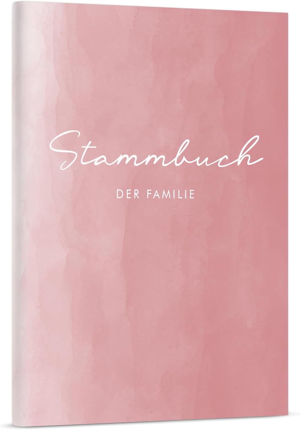 Stammbuch der Familie - Familienstammbuch Hochzeit Standesamt - Watercolor Serie - Hardcover 16x21cm