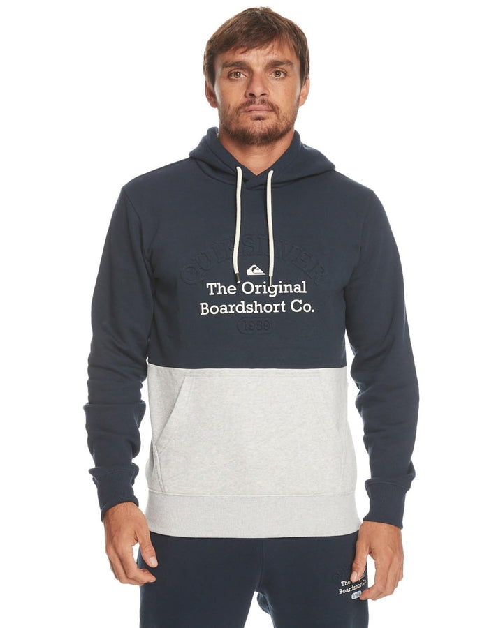 Quiksilver Herren Emboss Hoodie Pullover (1er Pack) XS Navy Blazer, XS Navy Blazer
