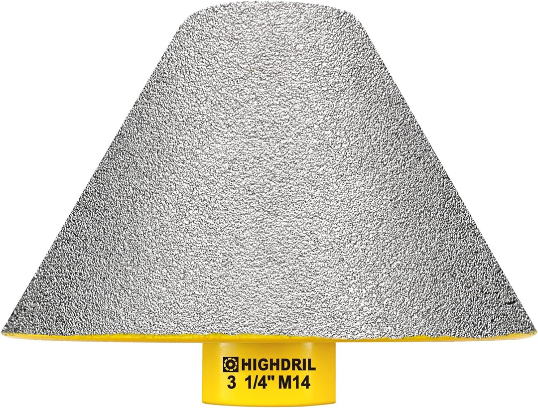 Diamant Fingerfräser - HIGHDRIL 82mm Diamant-Fasenfräser mit M14 Gewinde zum Vergrössern und Beschne