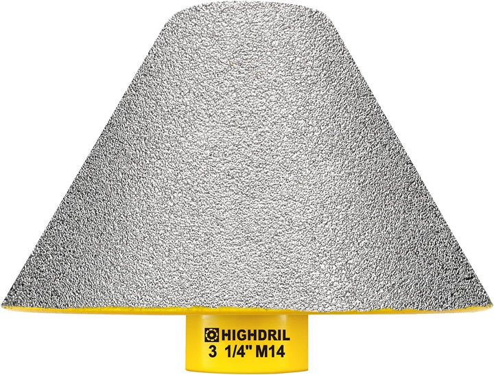 Diamant Fingerfräser - HIGHDRIL 82mm Diamant-Fasenfräser mit M14 Gewinde zum Vergrössern und Beschne