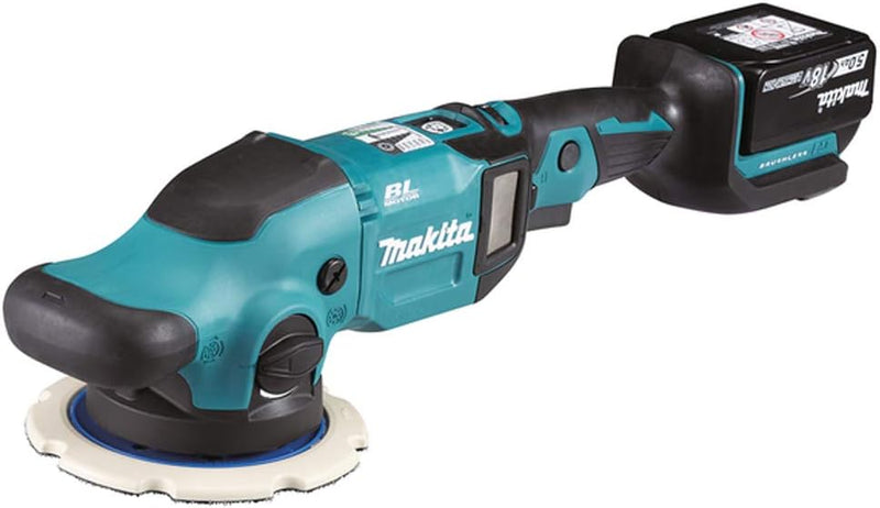 Makita Polisser 18 V Li -ion 5 Ah 2 Batterien, Ladegerät, Box - DPO600RTE