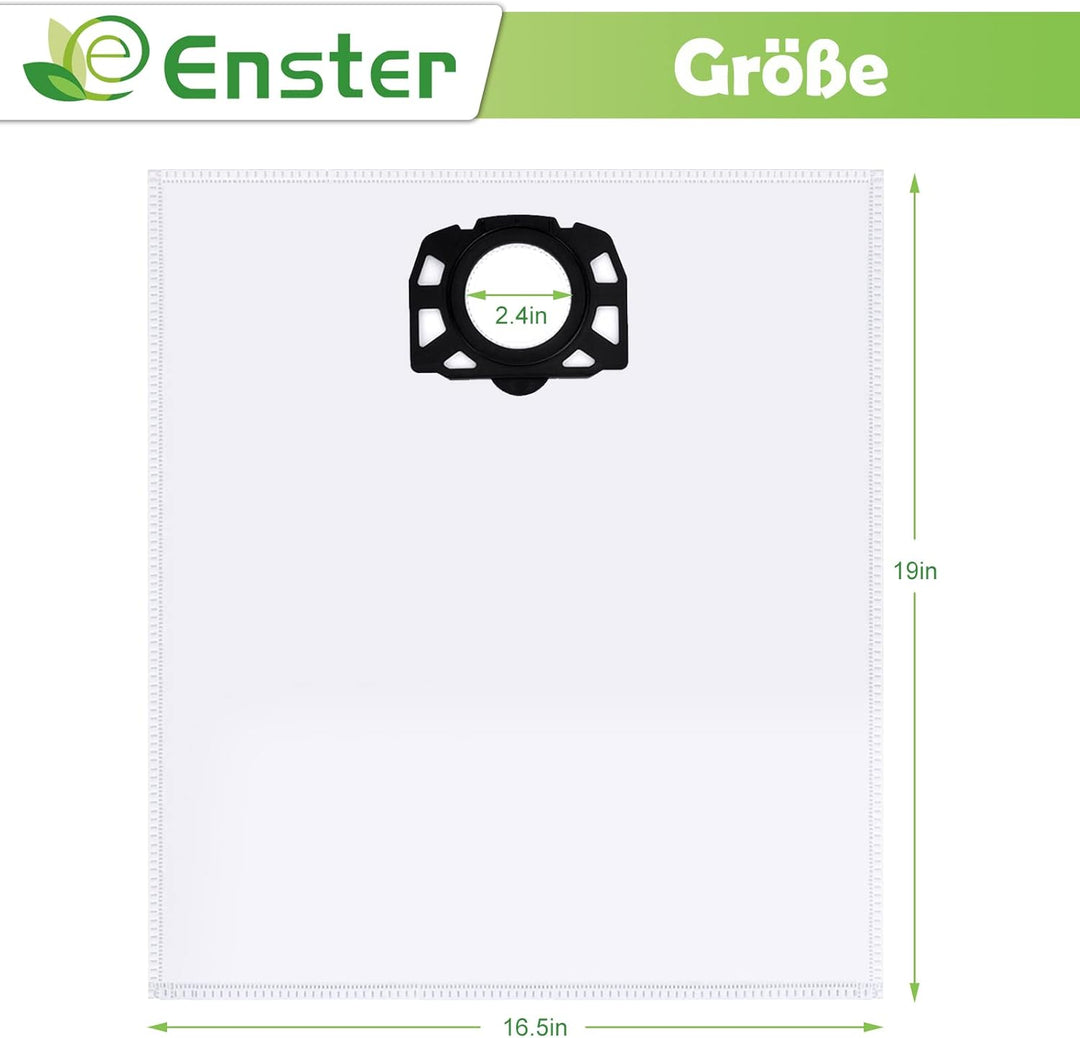 Staubsaugerbeutel für Kärcher 2.863-006.0 WD4 WD5 WD6 MV4 MV5 MV6 Staubbeutel 10 Stück Vliesfilterbe
