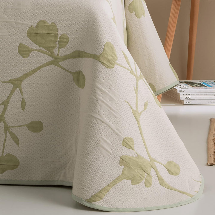VIALMAN Viper Tagesdecke Bouti, leicht, 150 x 190 cm, Grün 150x190 cm Grün, 150x190 cm Grün
