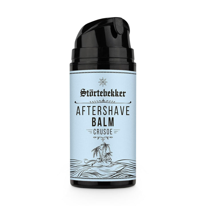 Störtebekker® Premium After Shave Balsam für Herren mit Crusoe-Duft - Gegen Hautirritationen, Rasurb