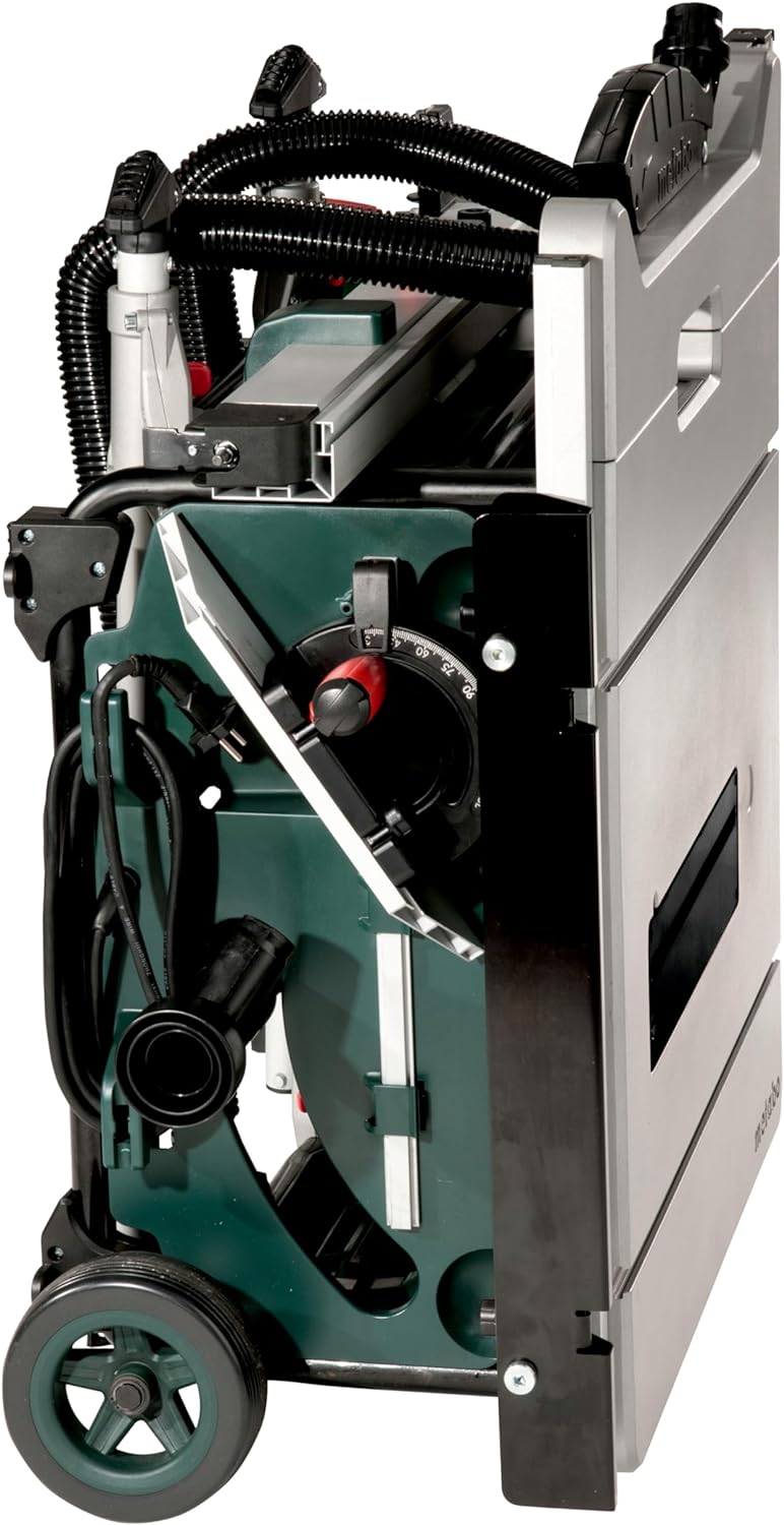 Metabo Tischkreissäge TS 254 (600668000) im Karton mit Untergestell und Trolleyfunktion (Max. Schnit