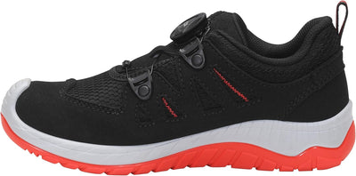 ELTEN Kinderschuhe Outdoor Maddox Kids BOA Black-red Low für Mädchen und Jungen 33 EU Schwarz, 33 EU