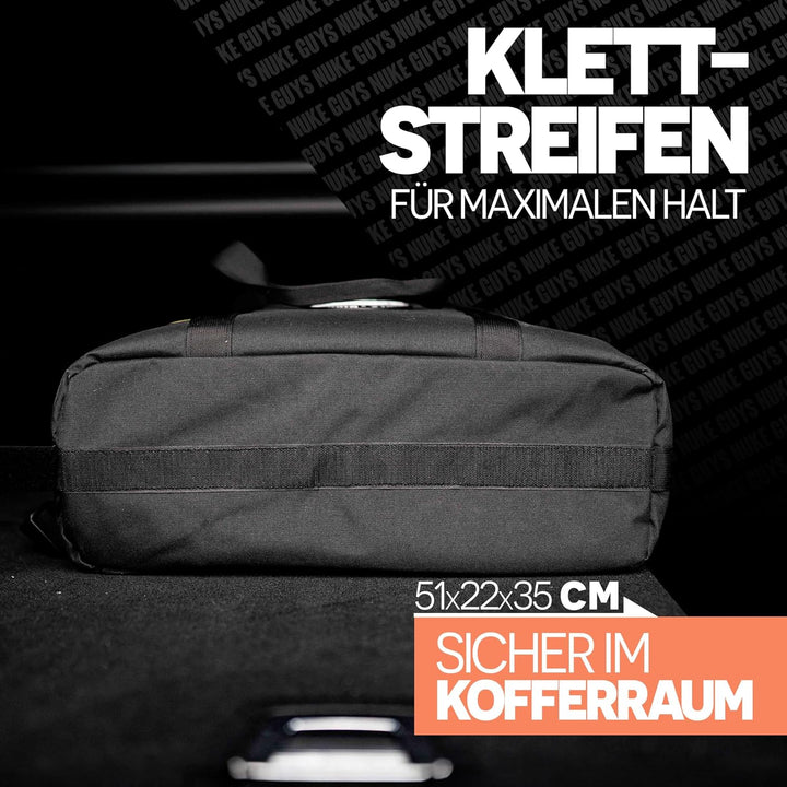 Nuke Guys Detailing Bag Big | Praktische Tasche für den Kofferraum mit Klett für optimale Fixierung