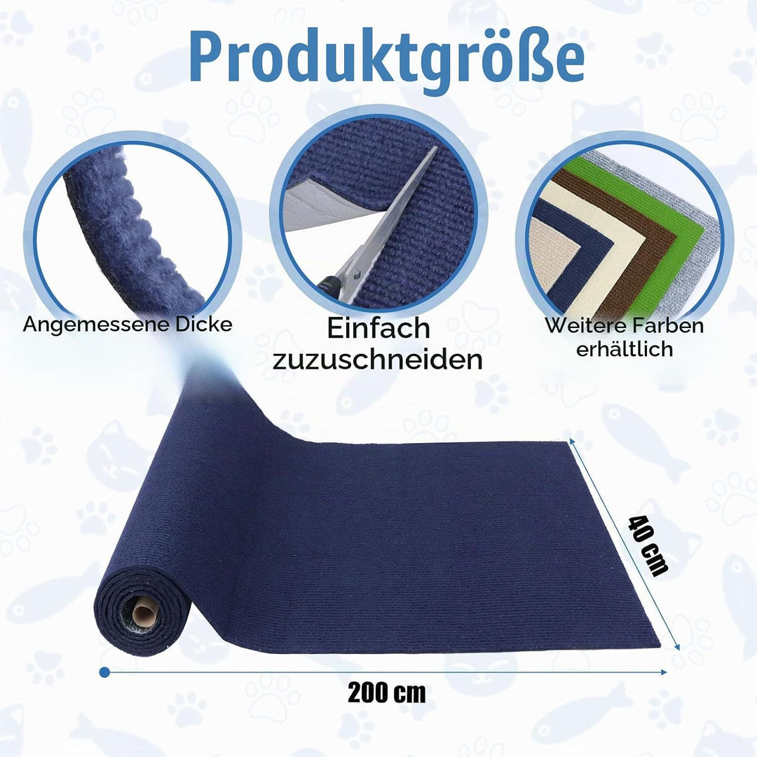 Kratzteppich selbstklebend Kratzmatte Katze Sofa Kratzbretter Katze Wand Kratzbrett Katzen Katzenwan