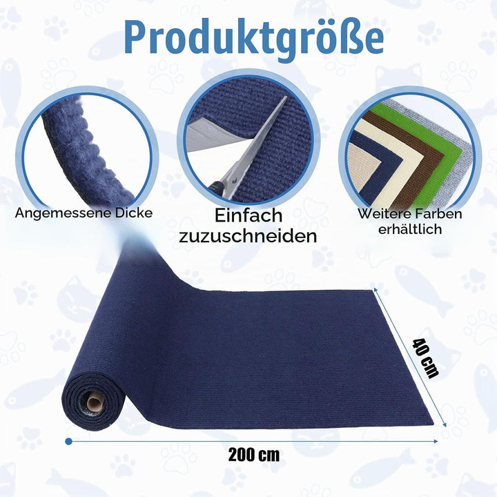 Kratzteppich selbstklebend Kratzmatte Katze Sofa Kratzbretter Katze Wand Kratzbrett Katzen Katzenwan