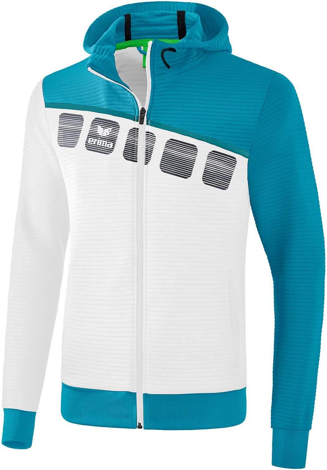 Erima Herren 5-c Trainingsjacke mit Kapuze Trainingsjacke mit Kapuze