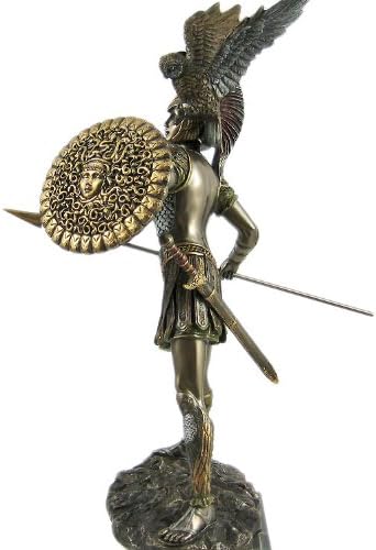 Private Labe athena skulptur griechische göttin, bronzefarben Xyz XYZ